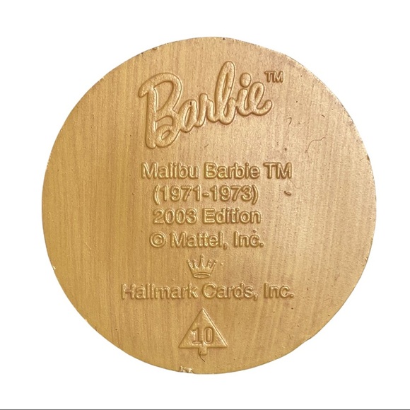 2003 HALLMARK BARBIE ORNAMENT - Malibu Barbie, Barbie #10 - Picture 8 of 14